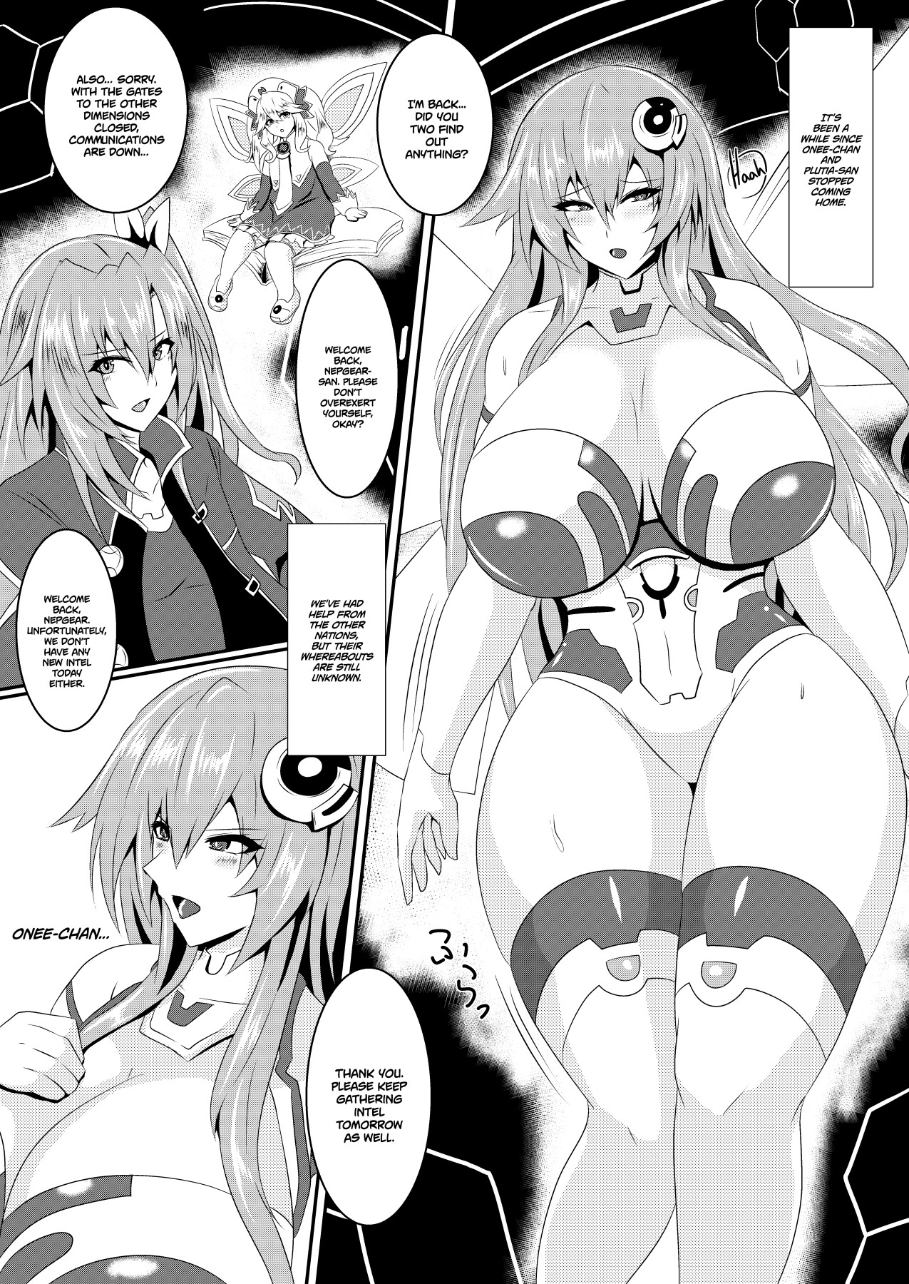 Hentai Manga Comic-Pleasure of the Goddesses -Purple--Read-2
